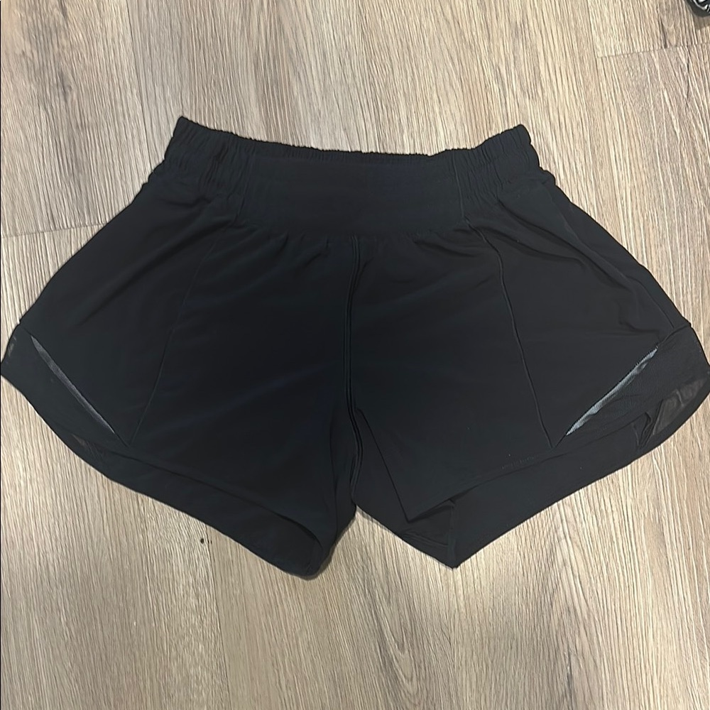 Black Women's Athletic Shorts Lululemon